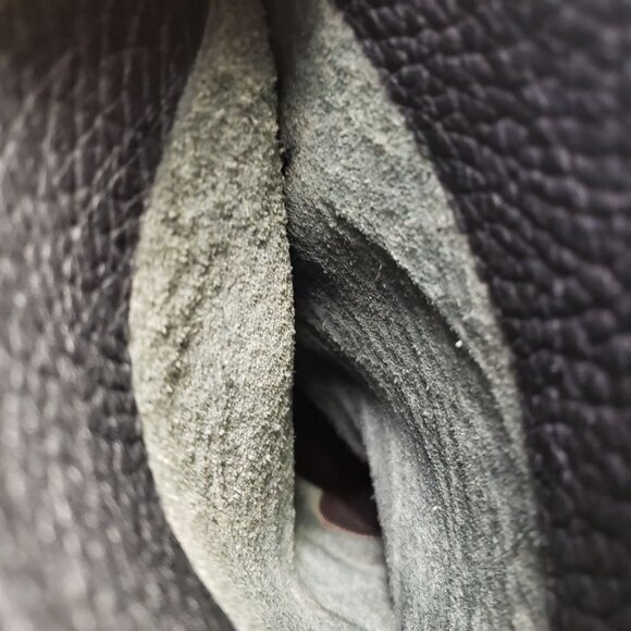 Belstaff Womens Pebbled Leather Suede Black Boots Size 36 / US 6‎ Pre-Owned - Picture 4 of 15